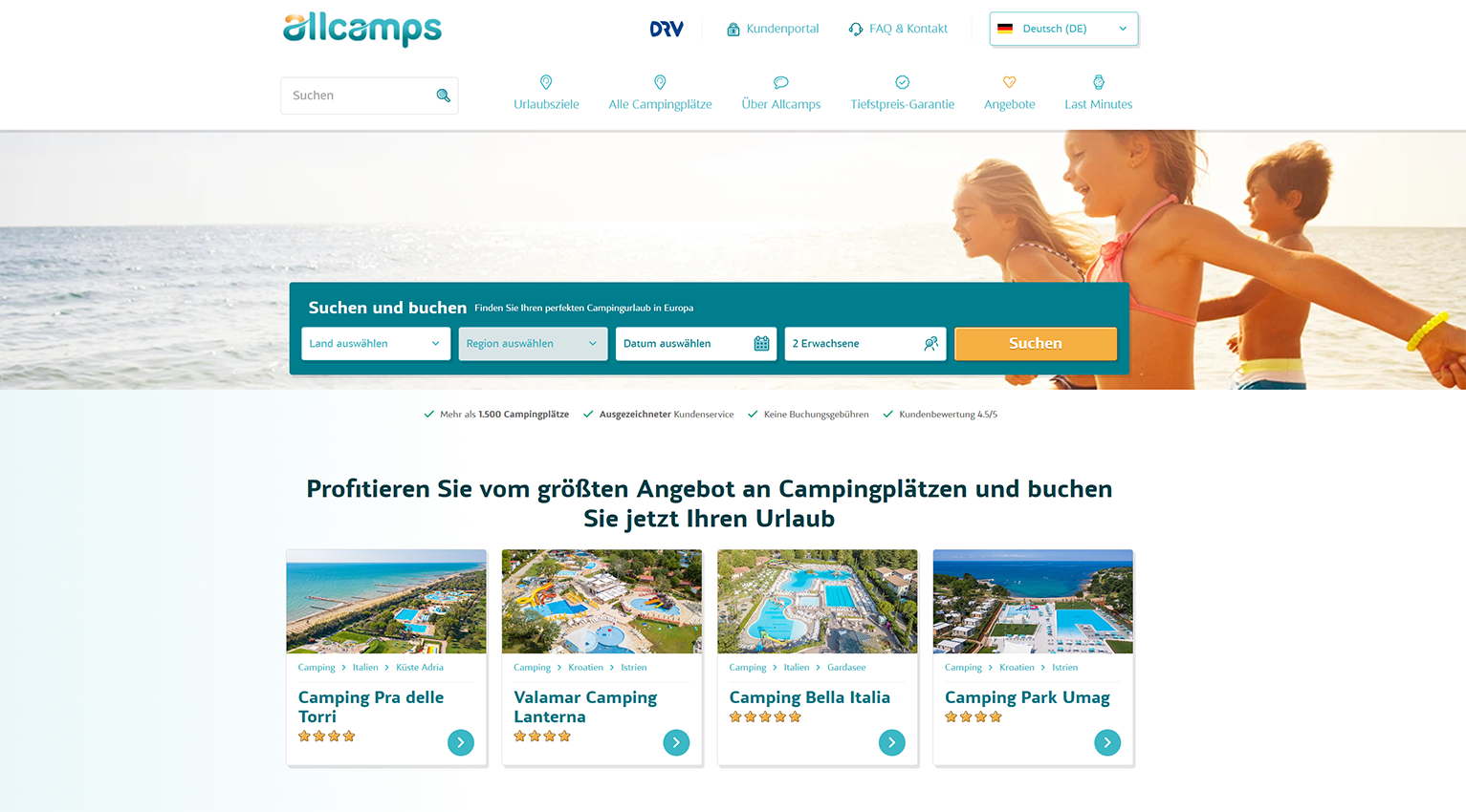 Ein kuratierter Reiseführer für Sommer-Camping in Europa: Mein Urlaubserlebnis mit Allcamps